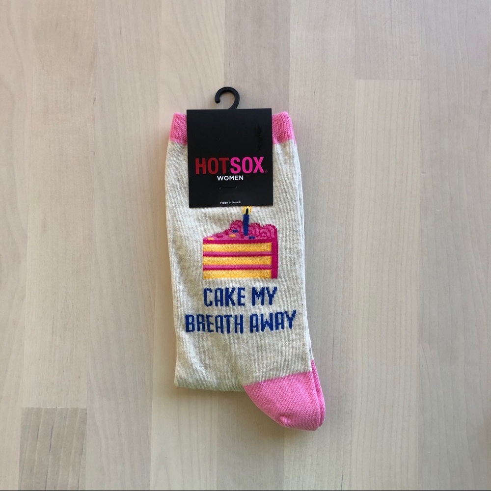 Hot Sox Birthday Cake Socks